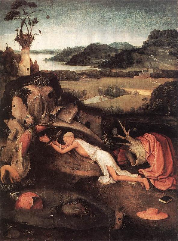 BOSCH, Hieronymus St Jerome in Prayer gfjgh France oil painting art